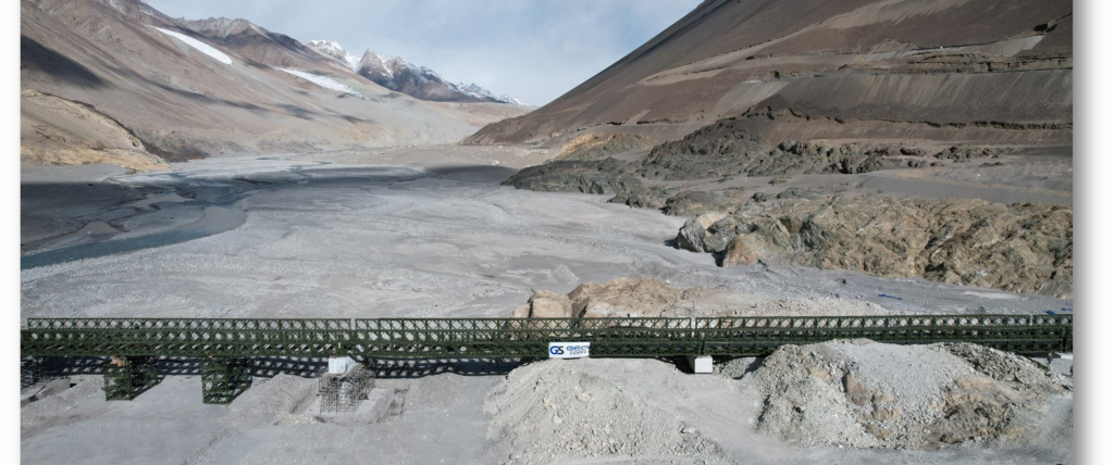 Design and construction of Highest Multi Span Bridge – Ladakh