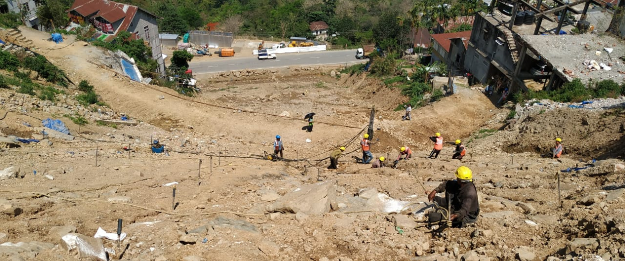 Hunthar Veng Landslide Stabilization Project – Mizzoram